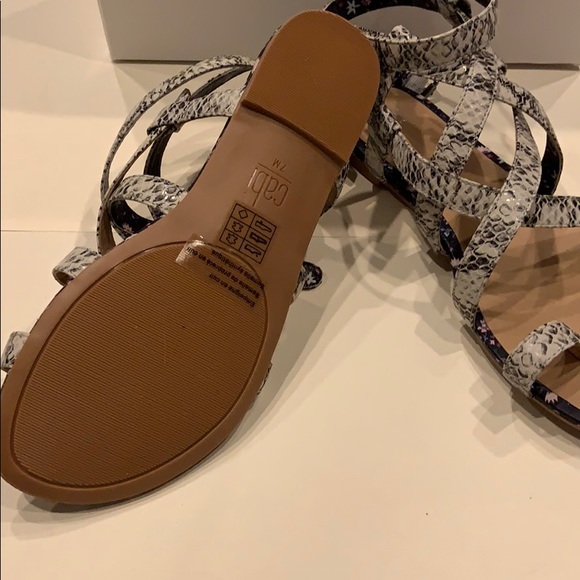 CAbi Snake Print on Leather Sandals. - Picture 5 of 5